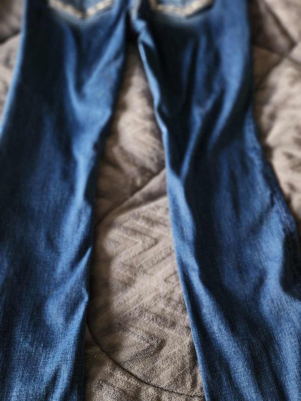 Miss Me Straight Leg Dark Blue Denim Jeans
